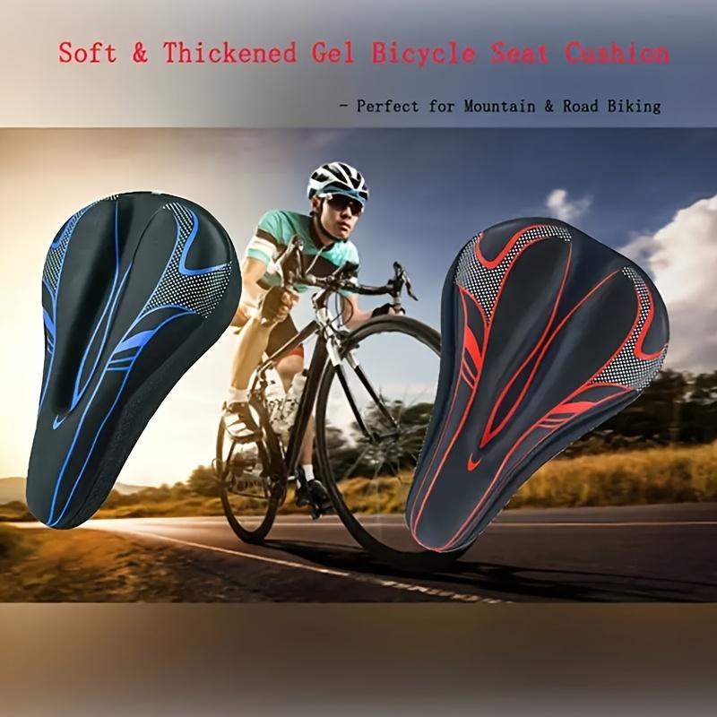 Soft Thickened Gel Bike Seat Adjustable Unisex Saddle for Mountain  Road Bikes