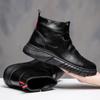 All Match Men's Autumn Winter Work Boots Hightop Walking Shoes Hightcut Male Students Spring Chelsea Boots