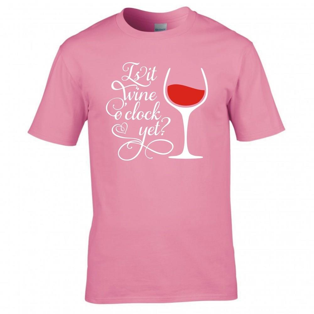 Funny Drinks Is It Wine O Clock Yet Tshirt