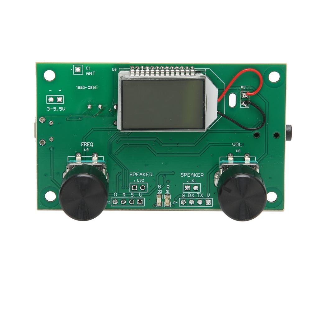 Automatic Search FM Receiver Module Stereo Output Digital FM Receiver  for LCD Display