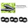 100Pcs Plastic Drip Tubing End Closure Black Drip Irrigation End Fitting  Sprinkler Systems