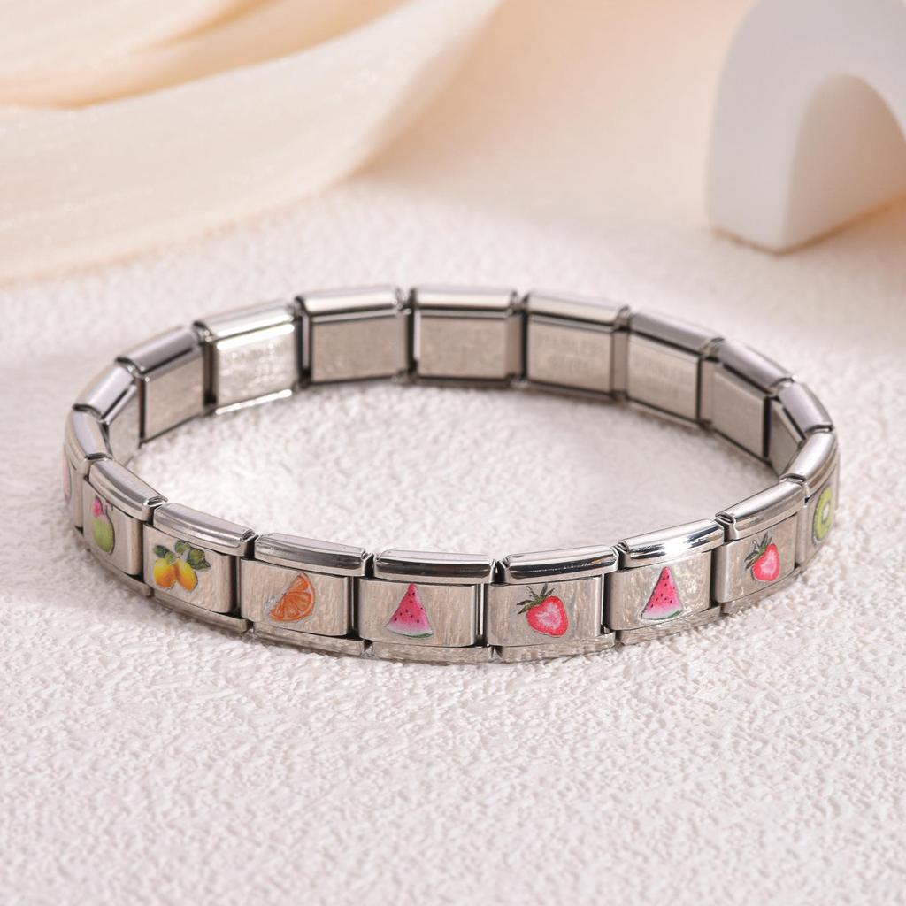 Veelzijdige Elastische Armband van Roestvrij Staal - Modieus Unisex Ontwerp