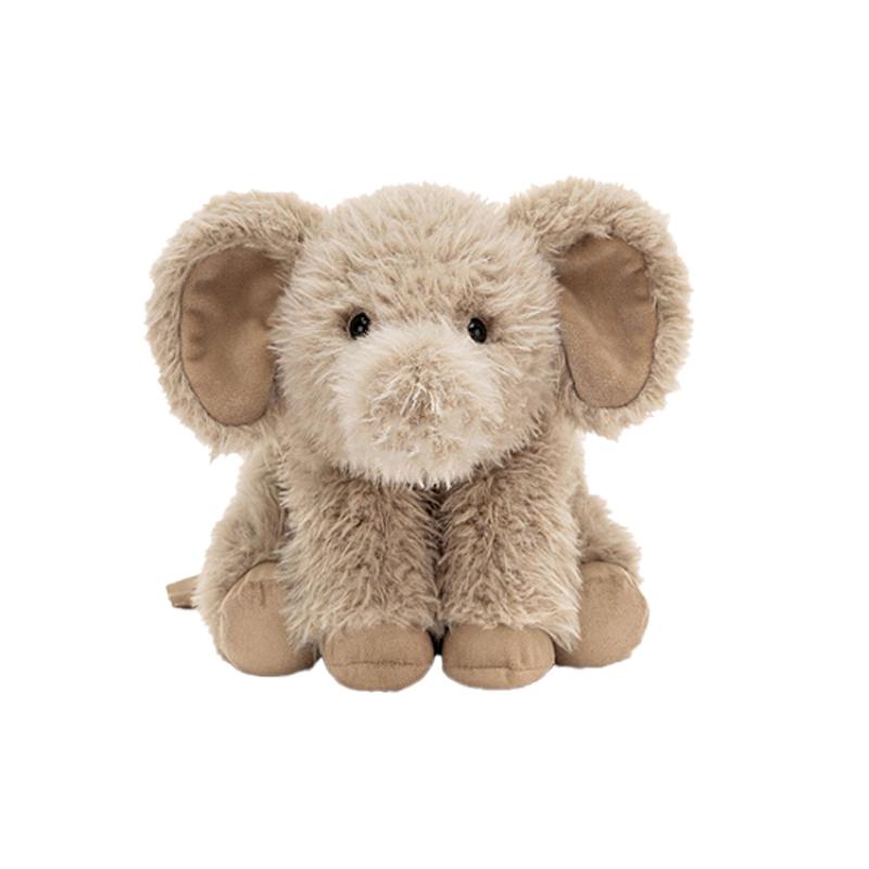 

JELLYCAT Jungle Animals Colfie Elephant Companion Beige Doll Plush Doll 24cm Height 24cm серый