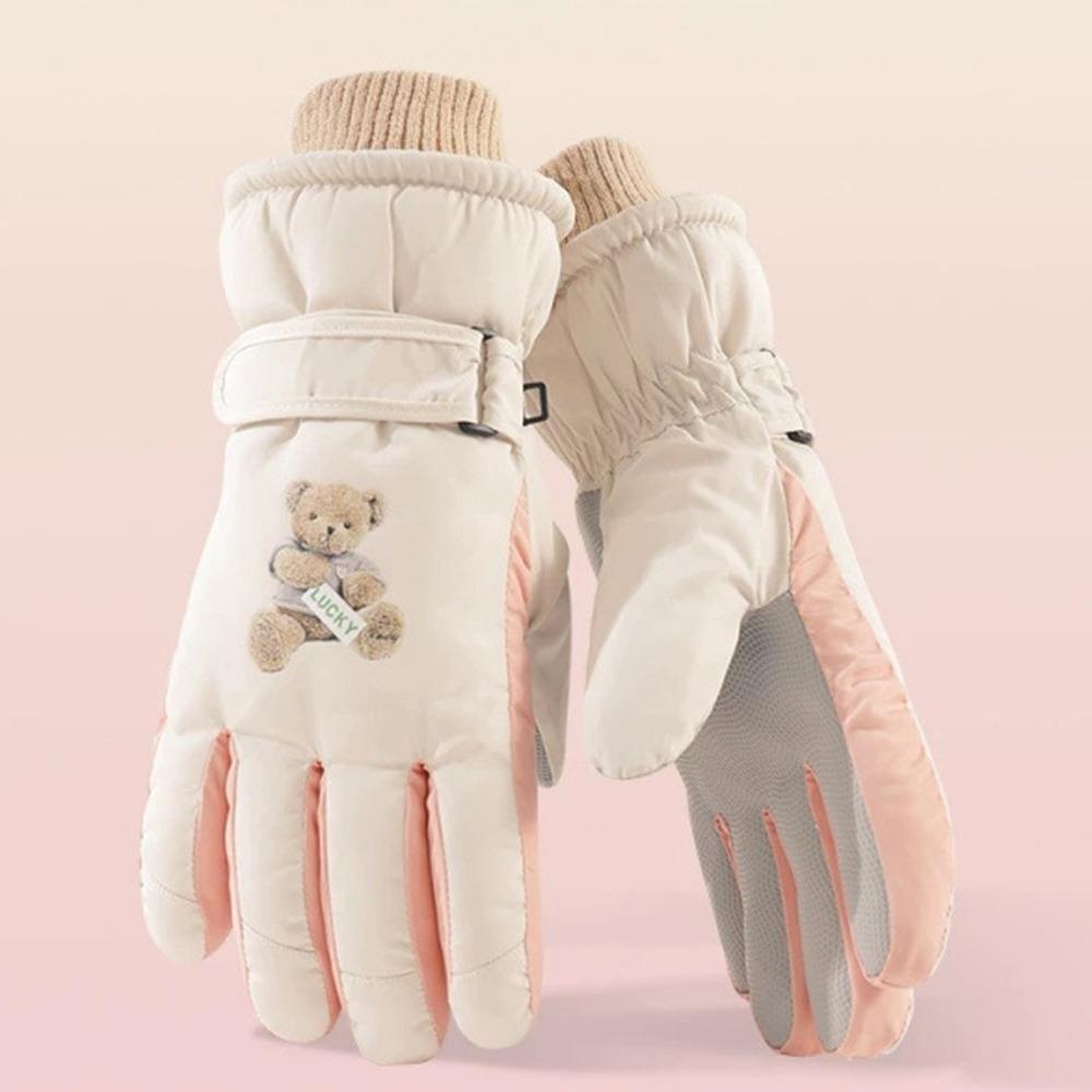 Warm Winter Skiing Gloves Touch Screen Snowboard Gloves Thickened Thermal Gloves for Women