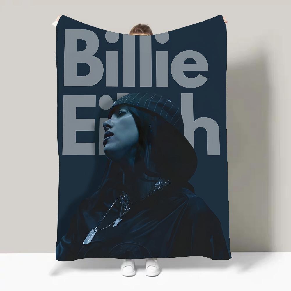

Singer B-Billie-Girl E-eilish Blanket Design Lightweight For Dorms, Naps, Living Room, Office,Sofa,All-Season 75cmx90cm