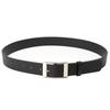 Elegant Faux Leather Belt With Alloy Pin Buckle For Business And Casual Attire
