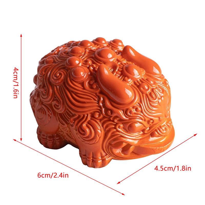 Mini Pryskyřičný Měnící Barvu Čajový Mazlíček Soška Šťastného Zvířete Dekorace Čajového Stolku Zenové Stolní Ozdoby Vynikající Čajové Příslušenství