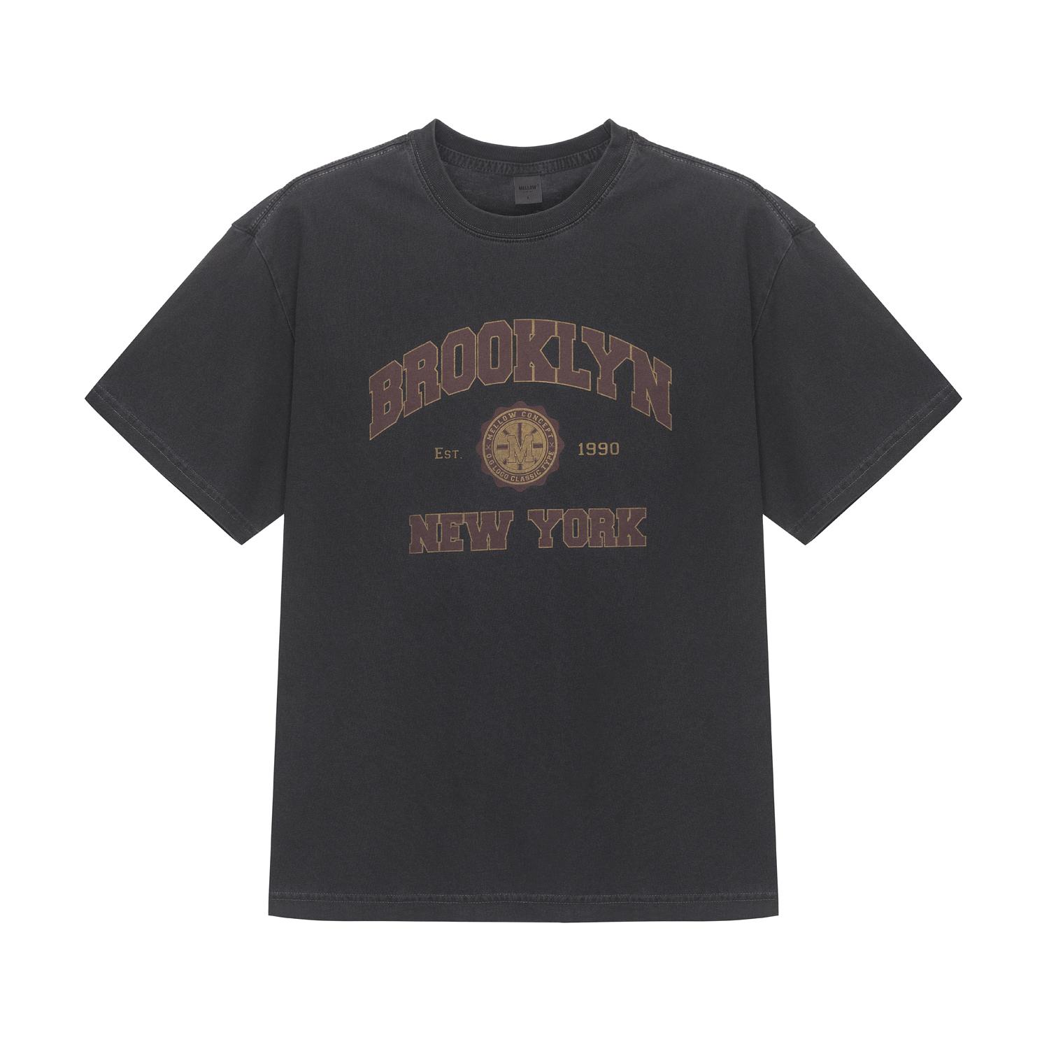 Mellow Concept P01 Brooklyn Pigment Short Sleeve Tee L/Free
