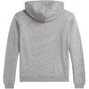 Polo Ralph Lauren Logo Embroidered Zipper Hoodie Loose Fit Long Sleeve Sweatshirt Women sweatshirt Gray WMPOKNINFB20705-020