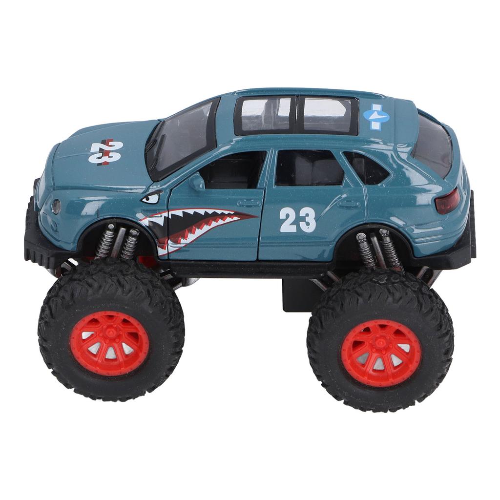 Pull Back Off Road Vehicle Toy for Boys Girls with Sound Light Alloy Openable Doors High Simulation Off Road Model Car