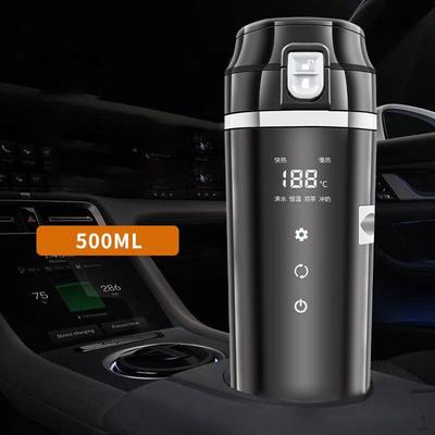 Bouilloire de voiture 12V 24V, chaudière électrique, tasse d'eau chaude, Portable en acier inoxydable 304 pour