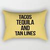 Yellow Geometric Rectangle Pillow Decorative Pillowcase Living Room Cushion Cover Simple Fashion Home Accessories