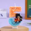Bandai Dragon Ball Wukong Candle 3D 0-9 Numbers Cartoon Character Celebration Cake Decorations Birth Date Cake Decorative Present