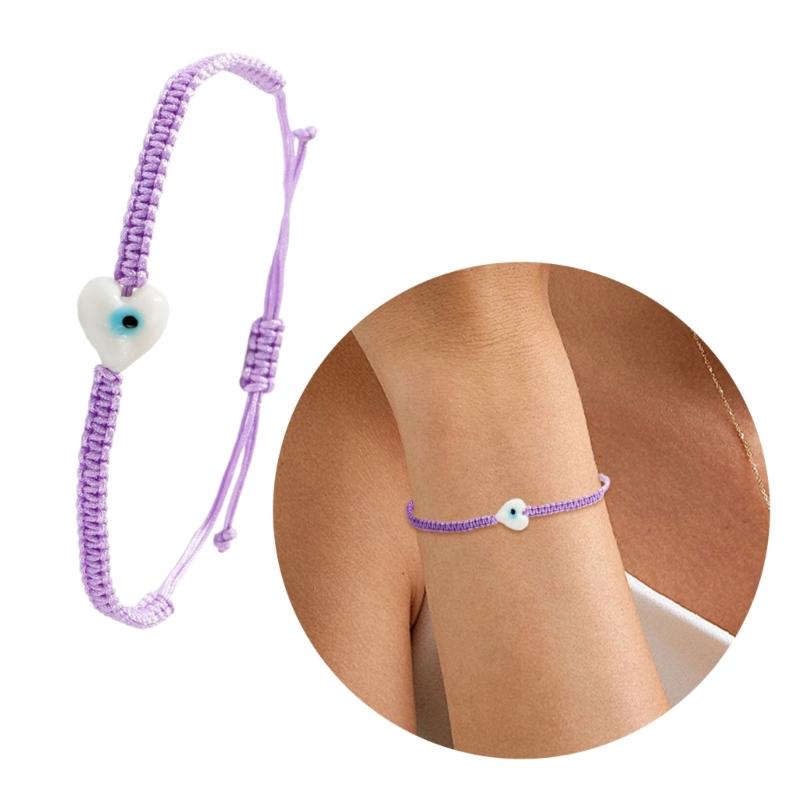 Colorful Bohemian Friendship Bracelet Featuring Mystical Eye Decoration Comfortable Stretch Designs Accessory