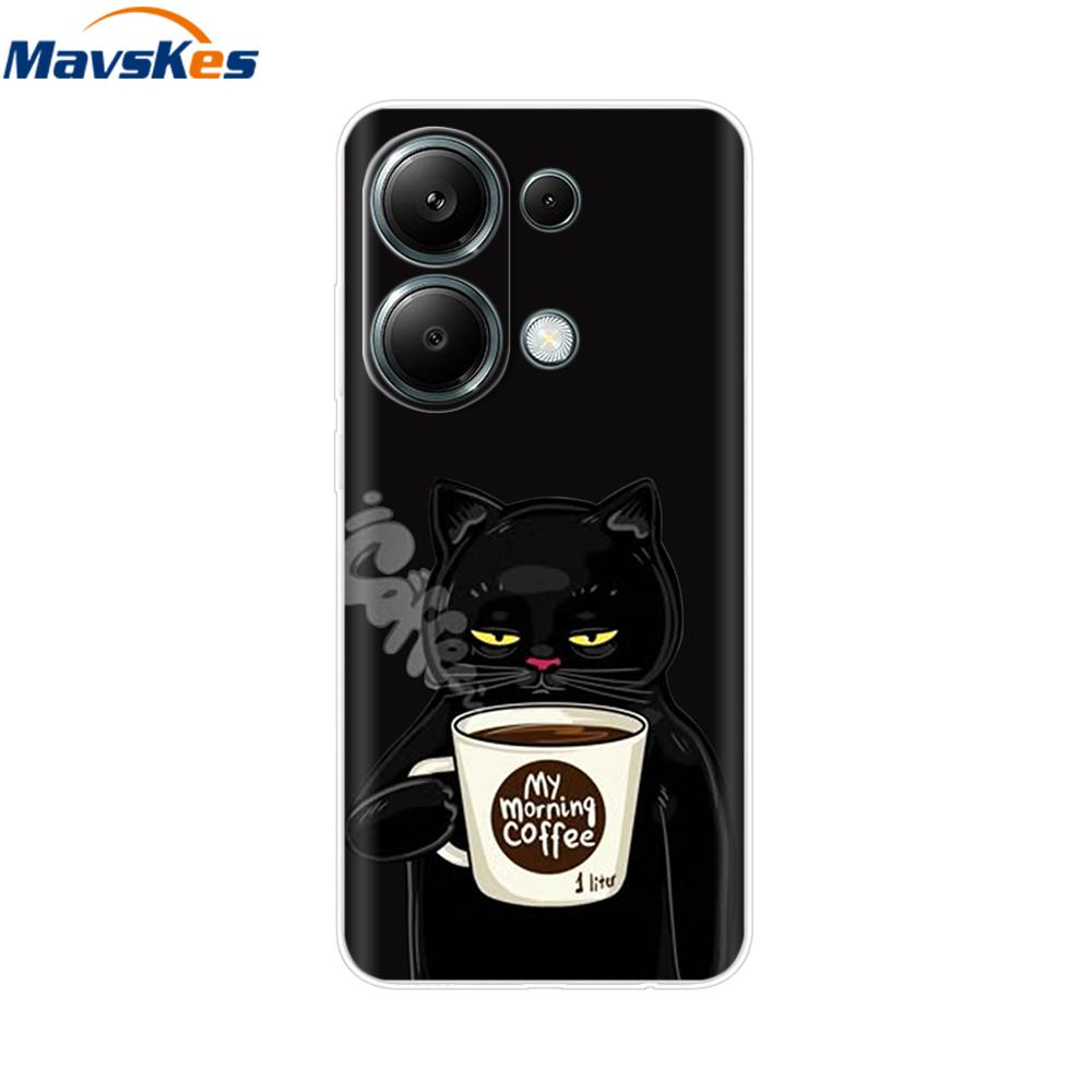 For Redmi Note 13 4G 5G Case Fashion Panda Phone Cover For Xiaomi Redmi Note 13 Pro 4G 5G Cases 13Pro Plus Soft Silicone Funda