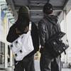 Schoolbagins Versatile Fanny Pack Trendy Cool Personalized Breast Bag Men's Simple Small Satchel Outdoor Sports Mobile Phone Bag Men's Messenger Bag