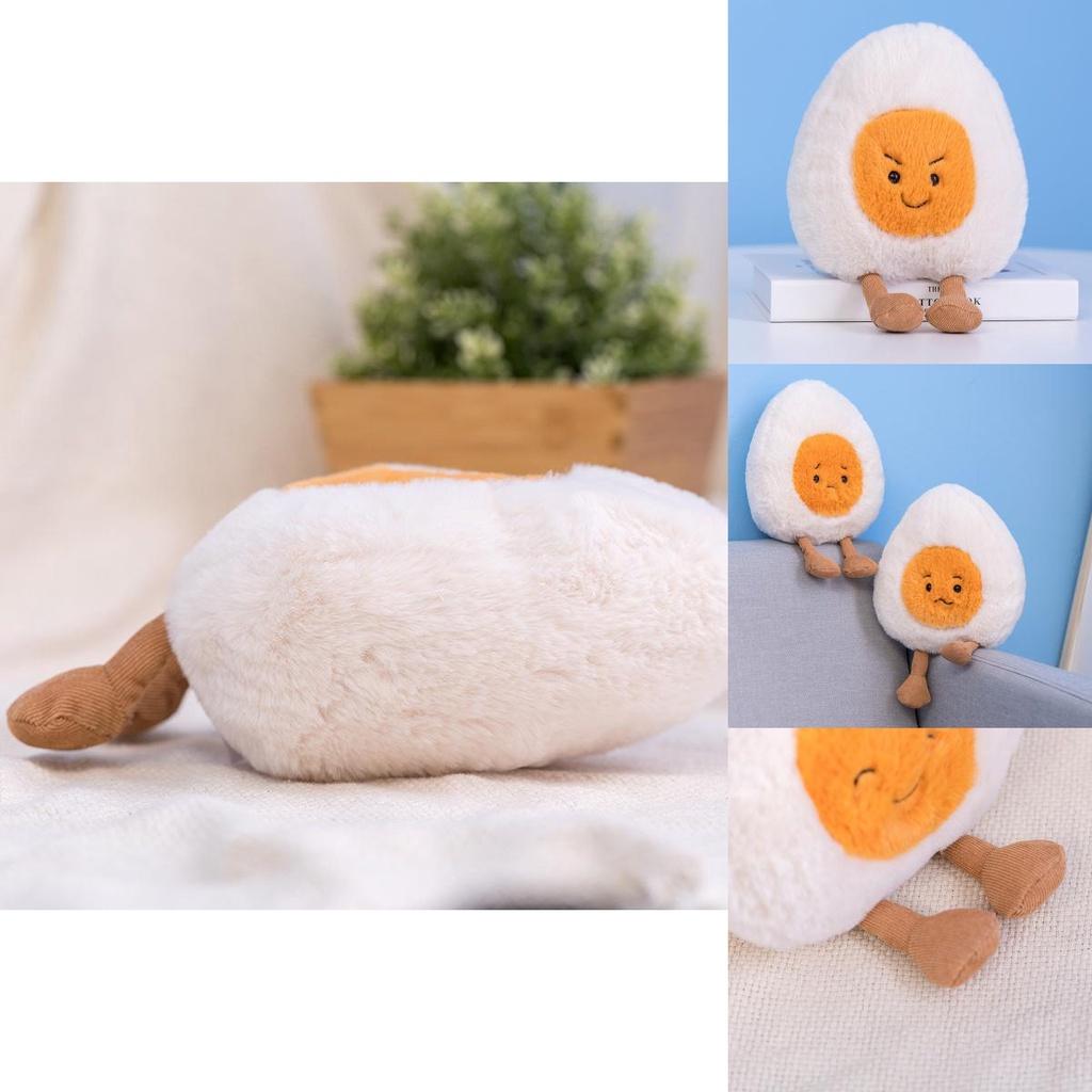 Cute Boiled Egg Plush Toy Egg Family Dolls For Fun And Comfort