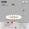 Italian Cream Minimalist LED Pendant Lamp for Living Room and Stairwell