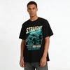 High Speed Off-Road Themed Print Tee High Risk Cool Casual Top Pure cotton T-shirt