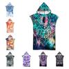 Bohemian Mandala Badetuch mit Kapuze Weicher Mikrofaser Bademantel Strandtuch Poncho zum Schwimmen Strand Surfen Unisex Bademantel Strandbekleidung
