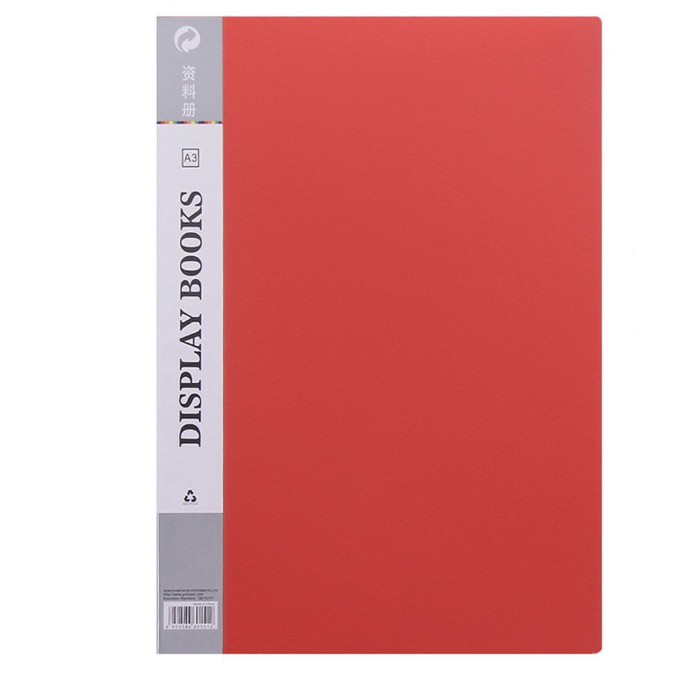 Fashion Folding Folders Plastic Picture Album Document Bag Information Booklet  Document Storage