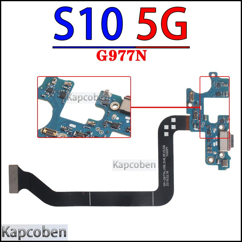 Usb Dock Charger Port for Samsung Galaxy S20 Fe S10 Lite Plus Ultra G977 G981 G986 G988 G970 G780 B N U V Charging Board Module