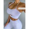 Fancy Sports Intimates Female Shockproof Push-up Beauty Back Quick-Drying Yoga Jacket Sexy Halter Spaghetti Strap Bra Outwear