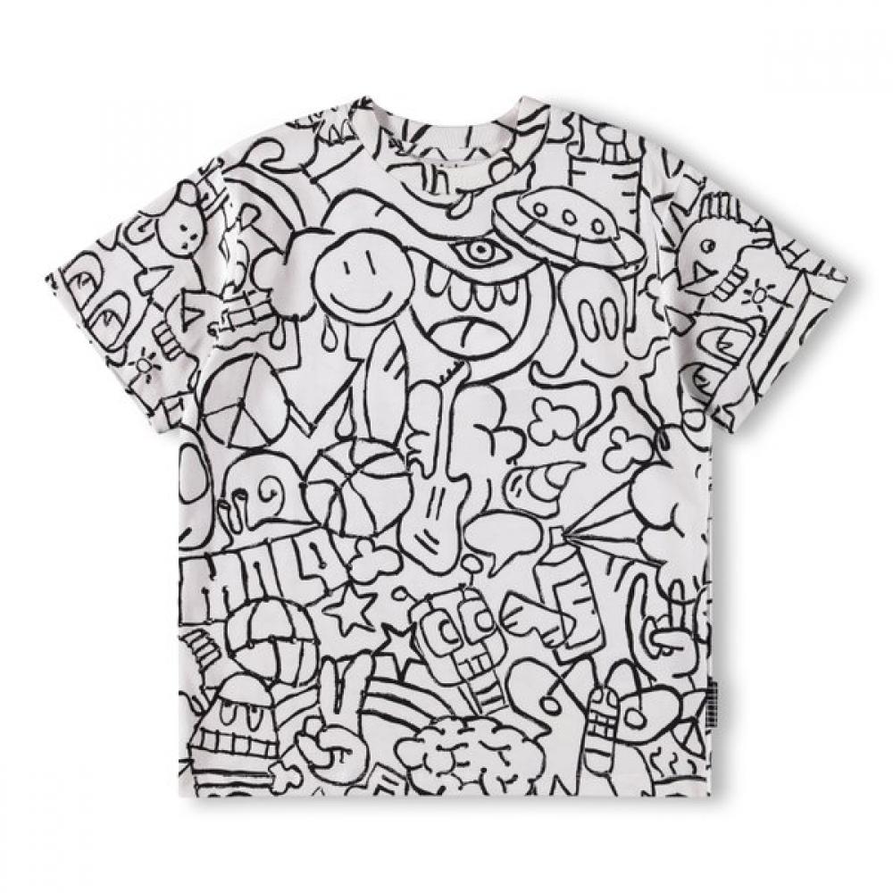 

Molo 9 12 Years ArTisTic T shirT Rodney whiTe akis9Ts013 (140/9 to 10 years old)