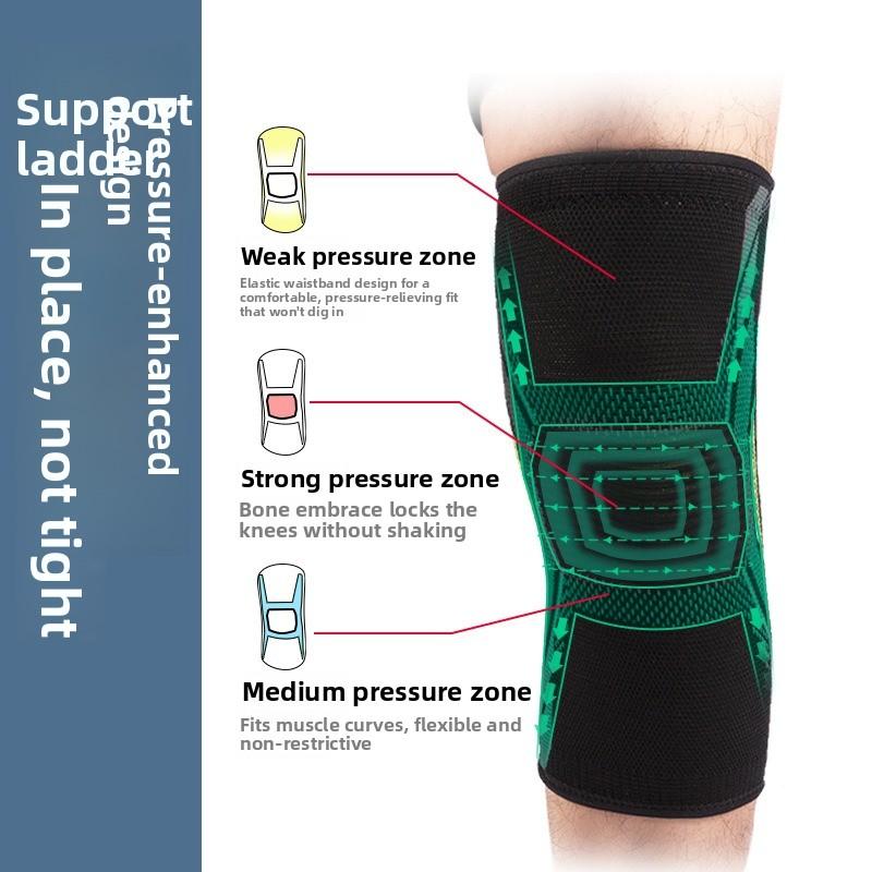 Sports Knee Support Knitted Nylon Basketball Running Protective Gear Patellar Strap Men's Knee Joint Cycling Knee Cover