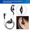 1 Adet K-Jack Radyo Kulaklığı Kenwood Quansheng Tyt Hyt Telsiz İçin 2 Pin K Tipi Kulaklık Alüminyum Folyo Kulaklık