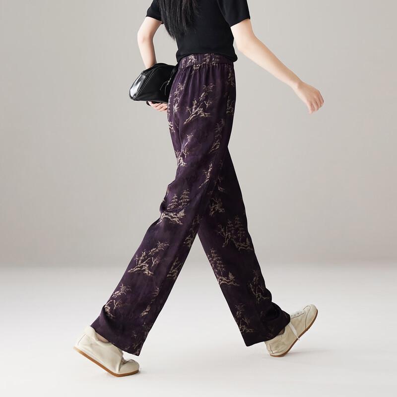 SOFSIL Women s High-Waisted Wide-Leg Pants 30/XXL