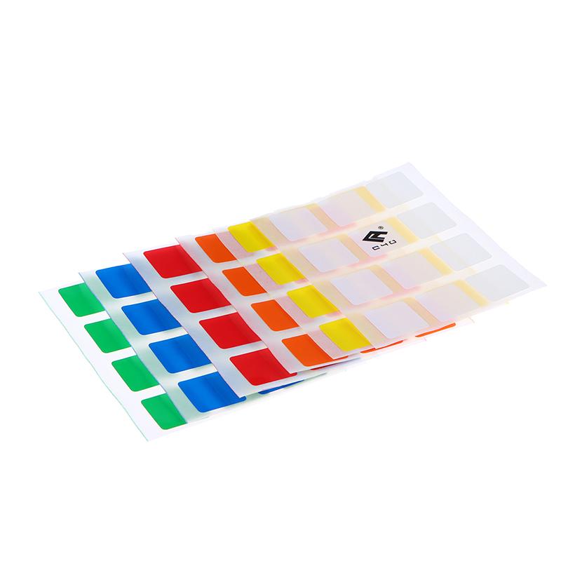 High Quality Replace Bright Color 3X3 Speed Cube Sticker Cubo Magico Toy For Children Adult Gift Kids 3X3X3 Stickers
