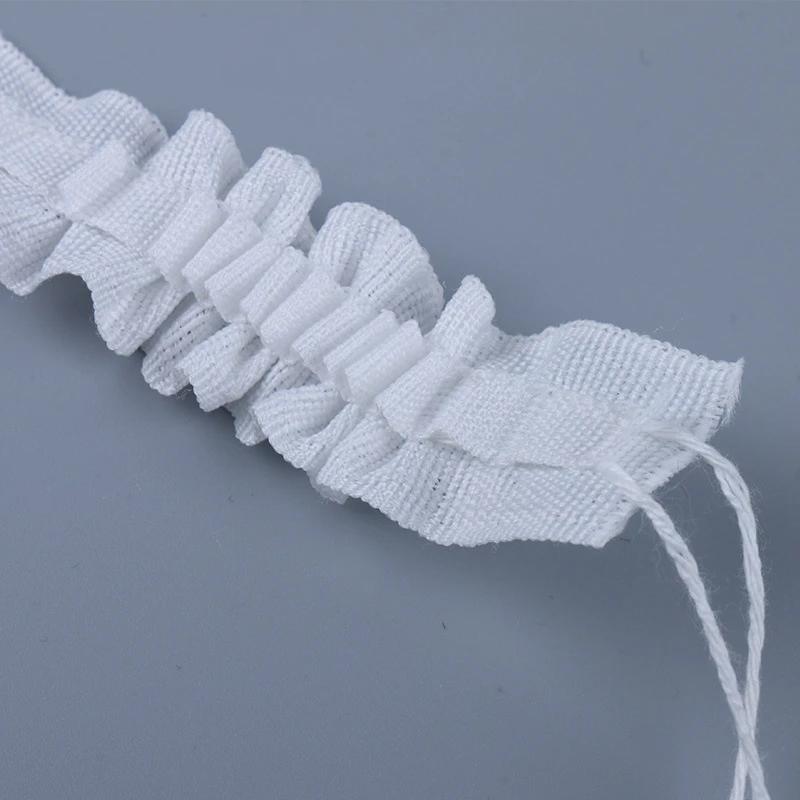Pull Pleated Tape 10 Meters Curtains Accessories Heading Grommet Top Ring Tape Eyelets Pencil Pleat Hook Tape Curtains Cover
