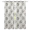 Cow Texture Kitchen Curtains Bedroom Decor Items Curtain Panel Window Curtains for Living Room