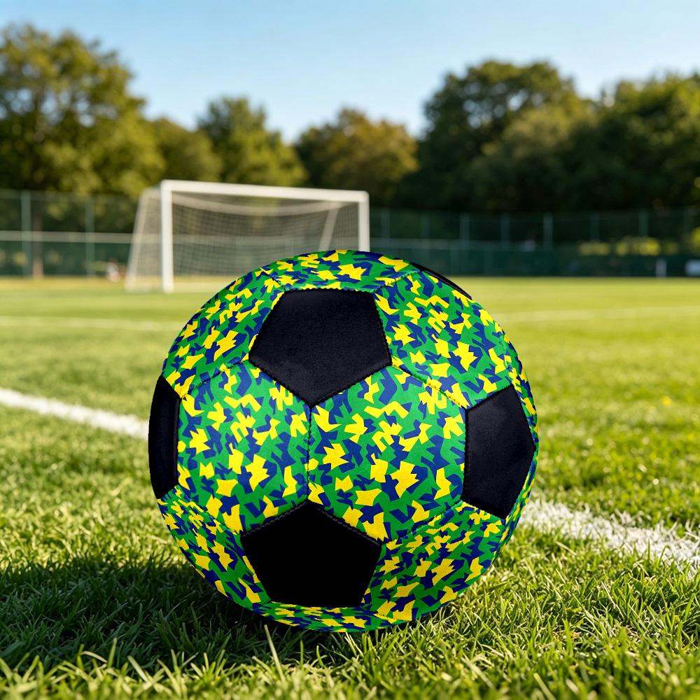 1pc Camouflage Lightweight PVC Training Soccer Ball, Size 5, Suitable for Indoor and Outdoor TrainingGift y60359