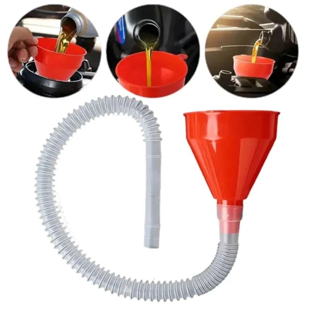 1Pcs Plastic Oil Funnel Universal Filling Funnels  Car Motorcycle Engine Gasoline Oil