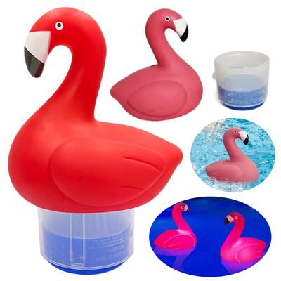 Chlorine Tablet Floater PVC Floating Chlorine Dispenser Chlorine Floating Water Cleaner for Purify Swimming Pool Water