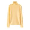 HE Basic Aesthetics Women's Cashmere Turtleneck Loose Fit Seamless Wool Sweater