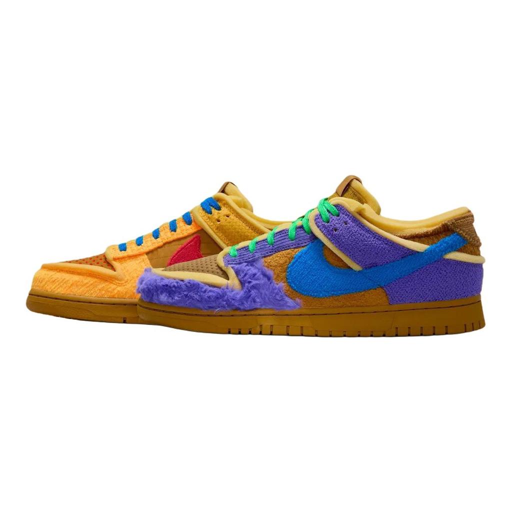 Cactus Plant Flea Market X Nike Dunk Low Swamp Sponge Pack - Psychic Purple Unisex Sneakers Photo-Blue Gold-Suede IH5094-500