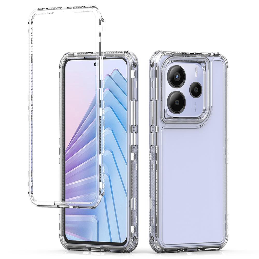 

For Xiaomi Redmi Note 14 5G Phone Case Acrylic TPU Clear Mobile Cover As Shown A