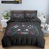 Game Bedding Set Soft Duvet Cover Set Comforter Bedding Quilt Cover with Pillowcase Kid Bedding Set 2/3pcs Polyester Quilt Cover