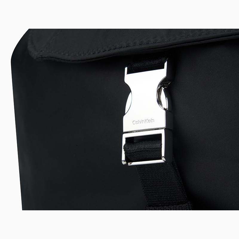 Calvin Klein Large Capacity Classic Letter Decoration Fabric Backpack Medium Women backpack Space-Black 4F3133G-UB1