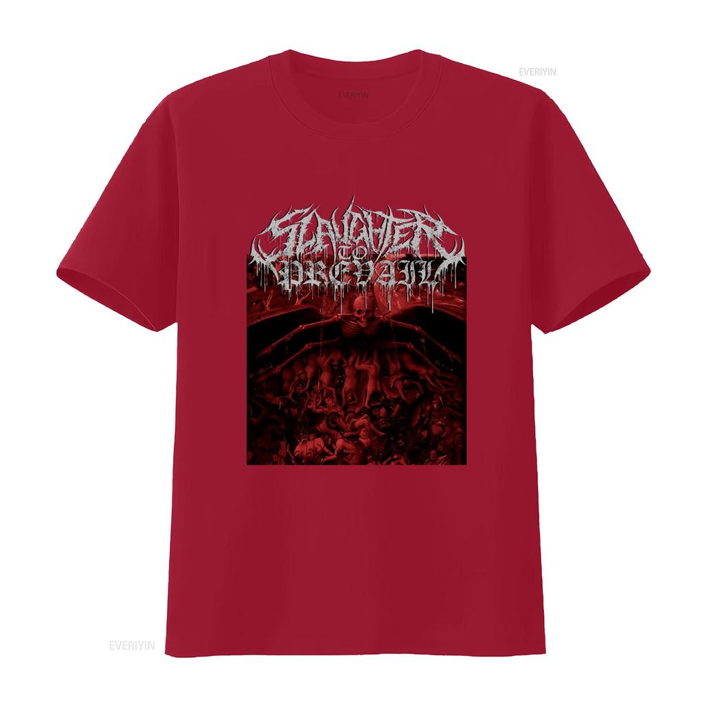 Slaughter to Prevail Heavy Metal Band Inspired T shirt Kostolom Skeleton for Rock Fans vintage Washed designer clothes Stylish