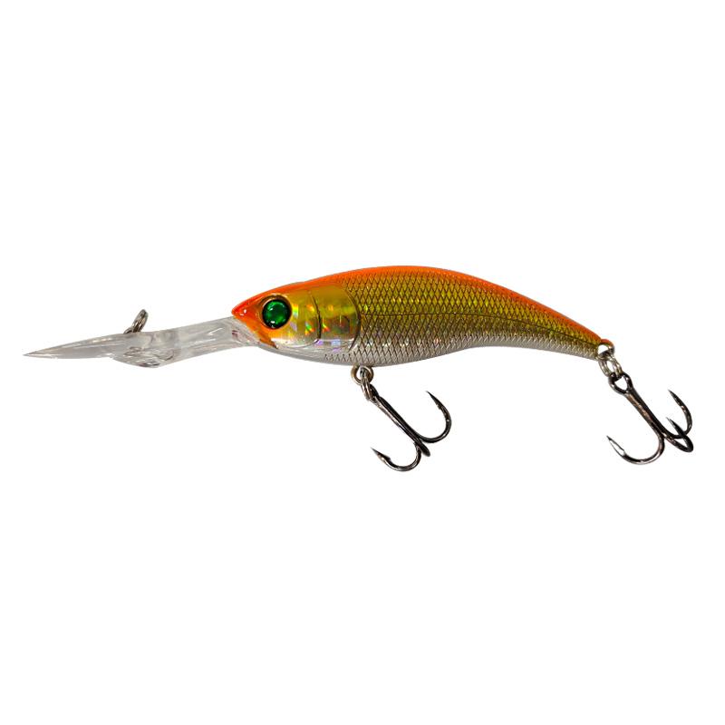LUTAC Hard 70mm 10g Fishing Lures Black Minnow 8colors Treble Hooks for Perch Lure