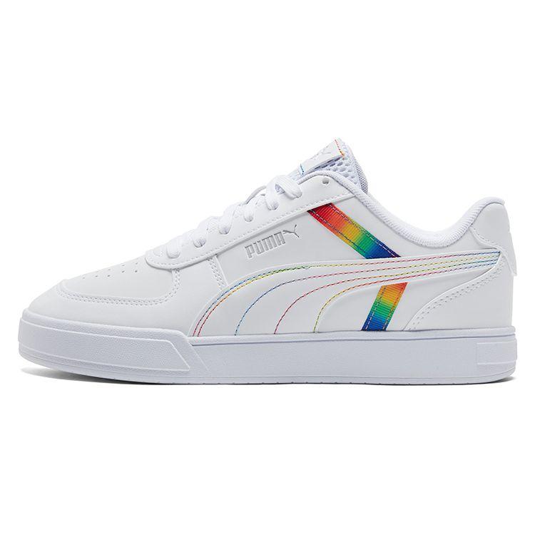 

Puma Caven Rainbow Hues White Multi Color Unisex 383859-01 EU 37