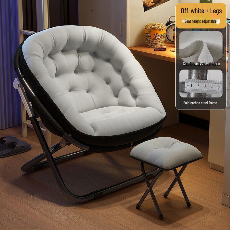 Foldable Recliner Chair: Versatile for Office, Naps, and Dorms - Ideal for Sitting, Sleeping, and Relaxing.