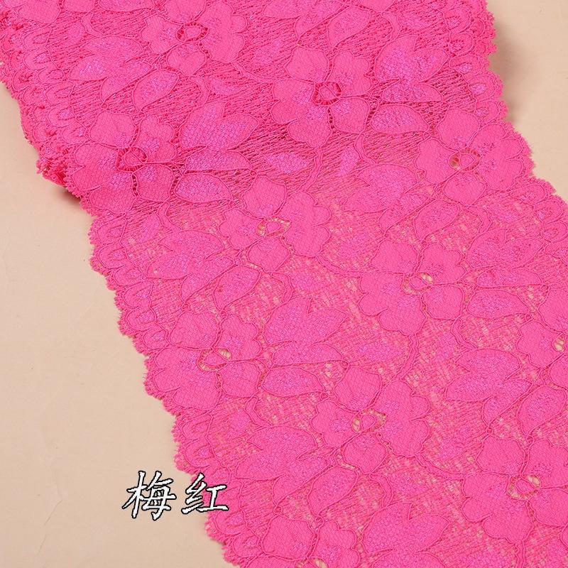1 yard elastická krajková lemovací stuha pro šití Spandex Nylon 16cm Pletené doplňky Sukně Spodní prádlo Oblečení Doplňky