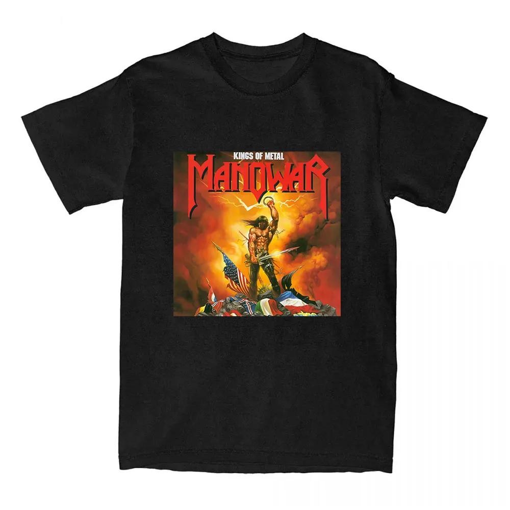 Manowar Hip Hop Band Print Tshirts The Blood Our Enemies Tour 2025 Tees Short Sleeve Women T-shirt Women Clothes Graphic Shirt