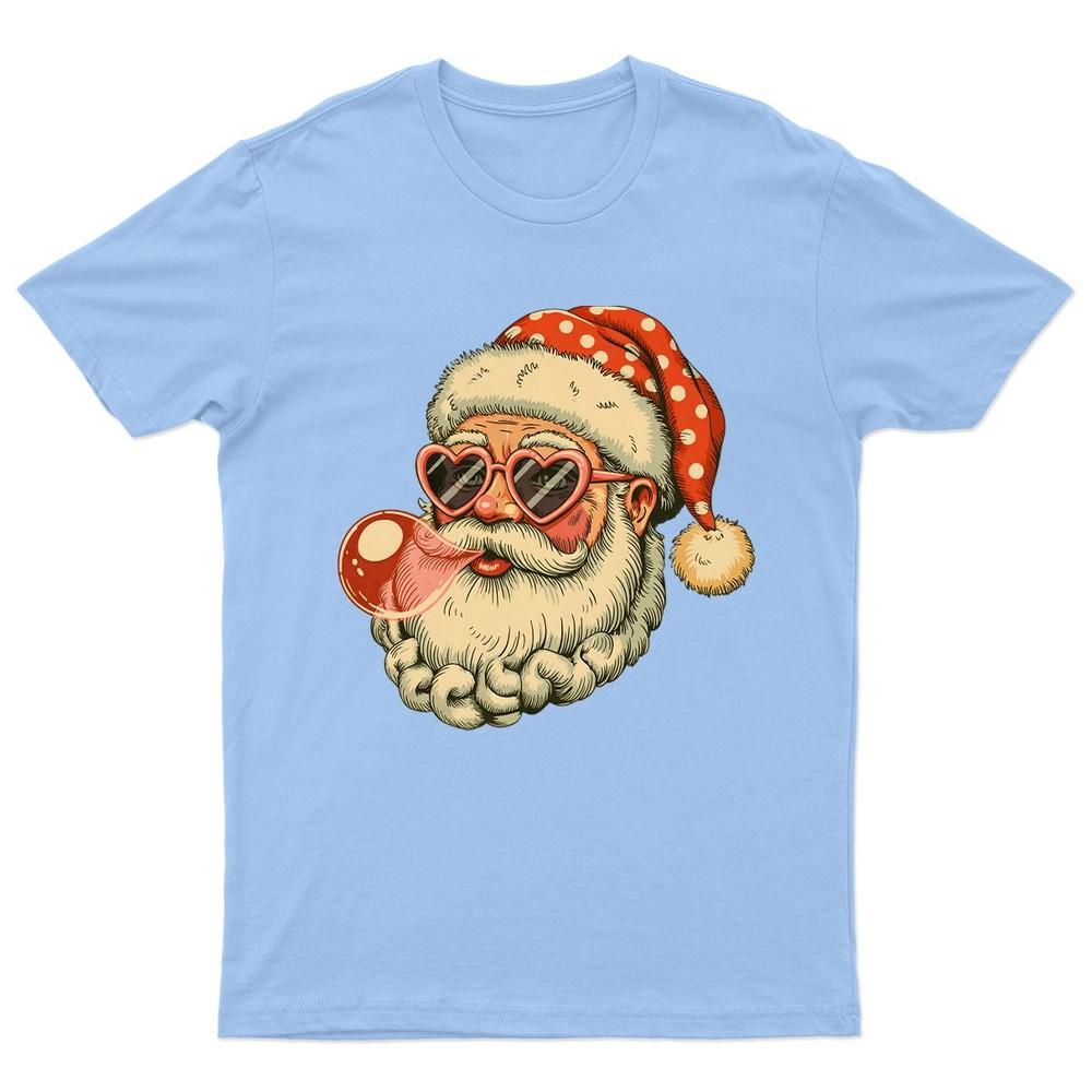 Cool Santa Claus Heart TShirt Unisex Gift Retro Seasonal Funny Xmas Unisexs a