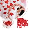 200pcs Artificial Heart Petal Wedding Decor Fake Flower Scattering Petal Valentine Party Decoration Romantic Bedroom Surprise